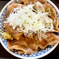 吉野家 大判豚肩ロース焼き丼 旨ダレ生姜 商品写真 3枚目