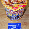 日清食品 カップヌードル 謎肉ダブルチーズ牛丼 商品写真 3枚目