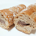 ウェルシア からだwelcia 国産大麦粉を使ったフランスパン 生チョコクリーム 商品写真 3枚目
