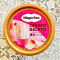 ハーゲンダッツ CREAMY GELATO 濃桃～こいもも～ 商品写真 3枚目