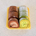ローソン Uchi Cafe’ ミニお餅で巻いたもち食感ロール チョコ＆抹茶 商品写真 4枚目