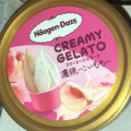 ハーゲンダッツ CREAMY GELATO 濃桃～こいもも～ 商品写真 1枚目