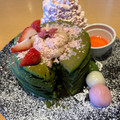 Eggs’n Things 桜抹茶パンケーキ 商品写真 4枚目