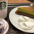 スターバックス 宇治抹茶チーズケーキ 商品写真 3枚目