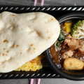 日本デリカフレッシュ ど～ん丼食べ亭 スープカレー ナン付 麦入りライス使用 商品写真 3枚目