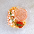 セブン-イレブン 冷製パスタ海老のトマトクリーム 商品写真 3枚目