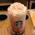 スターバックス 桜 咲くよ 白桃 フラペチーノ 商品写真 2枚目