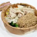 セブン-イレブン 蒸し野菜と豚しゃぶのサラダごはん 商品写真 2枚目