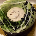 ローソン Uchi Cafe’ SWEETS 冷やして食べるドーナツ 小倉クリーム＆抹茶 商品写真 1枚目