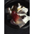 ローソン Uchi Cafe’ SWEETS 苺と白玉のクリームあんみつ 商品写真 5枚目