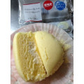 サークルKサンクス ふんわりチーズ蒸しケーキ ジャージー牛乳ホイップ 商品写真 3枚目