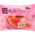 ローソン Uchi Cafe’ SWEETS 桃ソルベとレアチーズ 商品写真 1枚目
