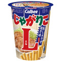 カルビー じゃがりこ 豚しょうが焼き味 L 商品写真 1枚目