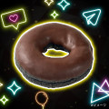 セブン-イレブン ほおばりんぐドーナツ ブラック 商品写真 1枚目