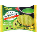 東ハト ハーベストワッフルサンド 抹茶あずき 商品写真 5枚目