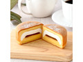 パンケーキにプリン入れちゃいました！