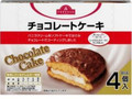 トップバリュ チョコレートケーキ 箱4個