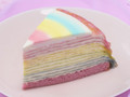 レインボーミルクレープ