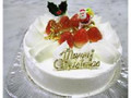 アレルギークリスマスケーキ”サンタ” 卵・牛乳・小麦粉抜き 6号
