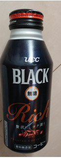 「UCC BLACK無糖 RICH 缶375g」のクチコミ画像 by  しおりさん