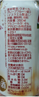 「アサヒ 贅沢搾り グレープフルーツ 缶350ml」のクチコミ画像 by もぐちゃかさん