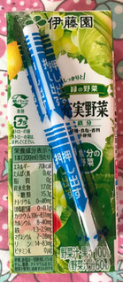 「伊藤園 充実野菜 緑の野菜ミックス パック200ml」のクチコミ画像 by ポロリさん