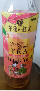 「KIRIN 午後の紅茶 Fruit×Fruit TEA 白桃＆黄桃 ペット500ml」のクチコミ画像 by おうちーママさん
