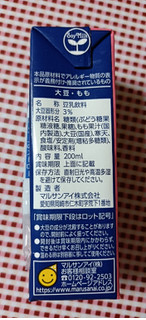 「マルサン ひとつ上の豆乳 白桃 パック200ml」のクチコミ画像 by hiro718163さん