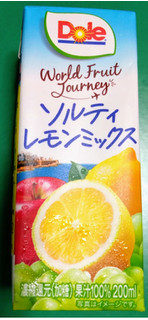 「Dole World Fruit Journey ソルティレモンミックス100％ パック200ml」のクチコミ画像 by ウナギミント333さん
