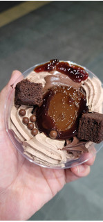 「ドンレミー ベルギーチョコプリンのアラモード カップ1個」のクチコミ画像 by タケダさん