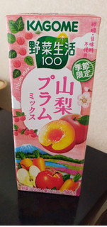 「カゴメ 野菜生活100 山梨プラムミックス パック195ml」のクチコミ画像 by minorinりん さん