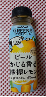 「カゴメ クラフトジュース GREENS ピールかじる香る檸檬レモンと黄にんじんブレンド ペット200ml」のクチコミ画像 by hiro718163さん