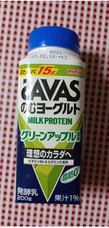 「明治 ザバス MILK PROTEIN のむヨーグルト脂肪0 グリーンアップル風味 200g」のクチコミ画像 by hiro718163さん