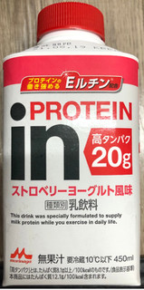 「森永 in PROTEIN ストロベリーヨーグルト風味 ボトル450ml」のクチコミ画像 by はぐれ様さん