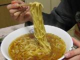 日清食品 らうめん しょうゆ味の実食写真（あゆまるさん）