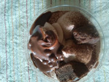 「ミニストップ MINISTOP CAFE 4層仕立ての生チョコレートケーキ」のクチコミ画像 by レビュアーさん