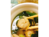 「ローソン つくねときのこの和風スープ 柚子胡椒風味」のクチコミ画像 by ゆにょちゃぬさん