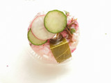 「ONIGIRISTANDGYU！ 桜の寿司ドーナツ」のクチコミ画像 by いちごみるうさん