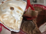 「グリコ Bigプッチンプチン ミルクチョコ＆苺ソース カップ155g」のクチコミ画像 by SweetSilさん
