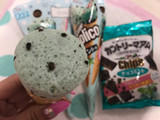 「江崎グリコ ジャイアントカプリコ チョコミント味」のクチコミ画像 by SweetSilさん