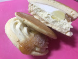 「セブン-イレブン スイートポテトパンケーキどら」のクチコミ画像 by SweetSilさん