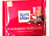 「Ritter Sport Rum Raisin ＆ Hazelnuts Milk Chocolate 100g」のクチコミ画像 by レビュアーさん