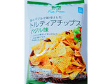 「トップバリュ グリーンアイ 塩とバジルで味付けした トルティアチップス バジル味 袋65g」のクチコミ画像 by nag～ただいま留守にしております～さん