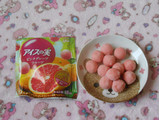「江崎グリコ アイスの実 ピンクグレープフルーツ 袋12個」のクチコミ画像 by tibihiromiさん