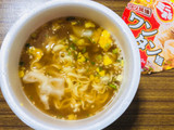 「マルちゃん ミニまる コク醤油ワンタン麺 カップ46g」のクチコミ画像 by なしなしなしなしさん