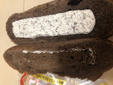 「ヤマザキ コッペパンチョコ 削りチョコ入りミルククリーム 袋1個」のクチコミ画像 by レビュアーさん