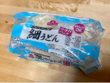 トップバリュ 細うどんの実食写真（踊る埴輪さん）