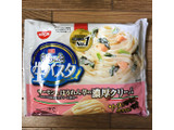 「日清食品冷凍 日清もちっと生パスタ サーモンとほうれん草の濃厚クリーム 袋291g」のクチコミ画像 by ティパニさん