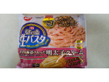 日清食品冷凍 日清もちっと生パスタ 明太子クリームの実食写真(レビュアーさん)