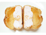 「オランジェ ひかえめに言ってクリーム多めのシュークリーム 森永れん乳いちご 袋1個」のクチコミ画像 by つなさん